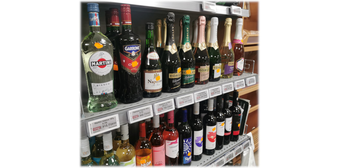 SoluM Newton Lite in a retail store