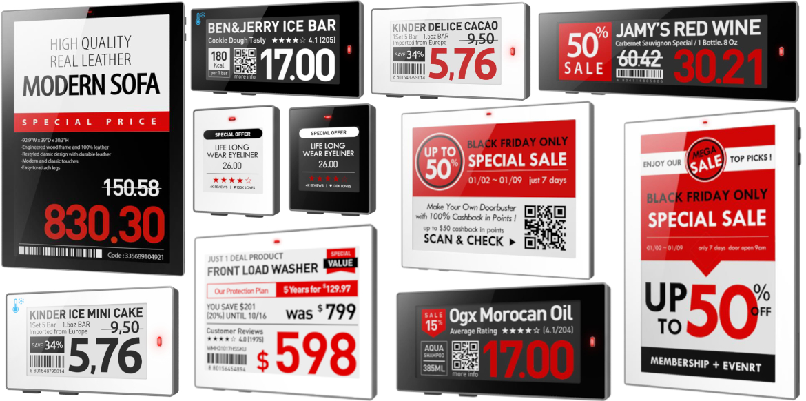 SoluM Newton Electronic Shelf Labels
